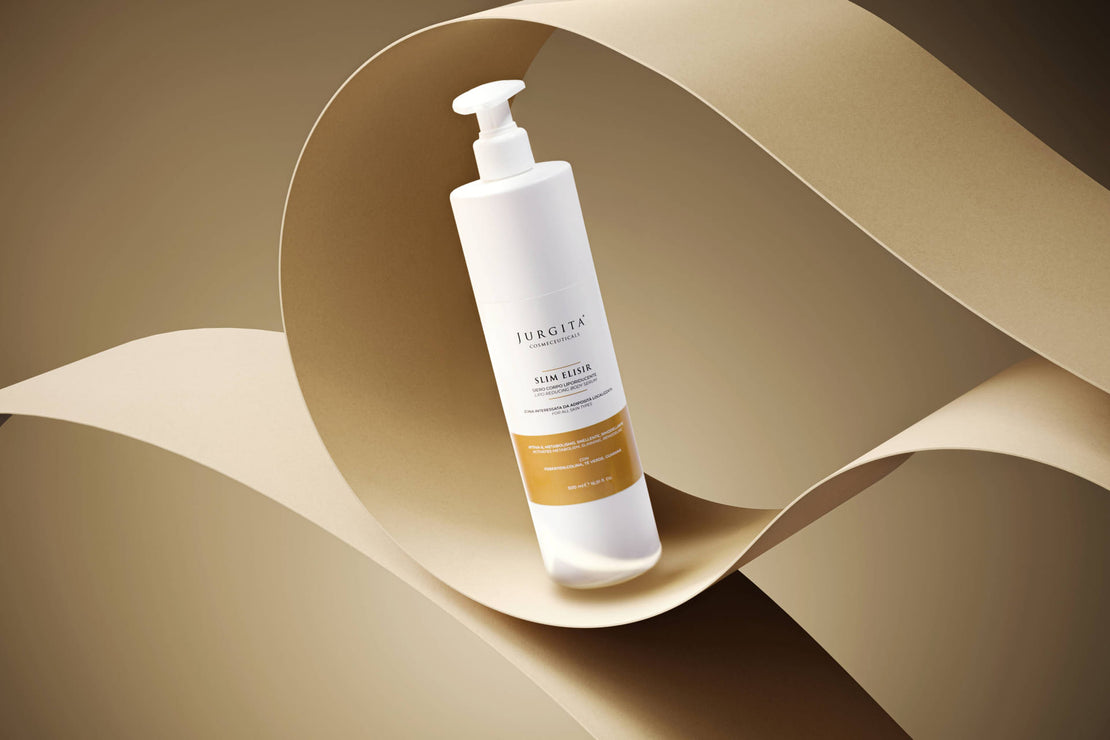 Jurgita Cosmeceuticals Slim Elixir from the Perfect Body Line — professional-grade body contouring product designed for visible slimming and firming results.