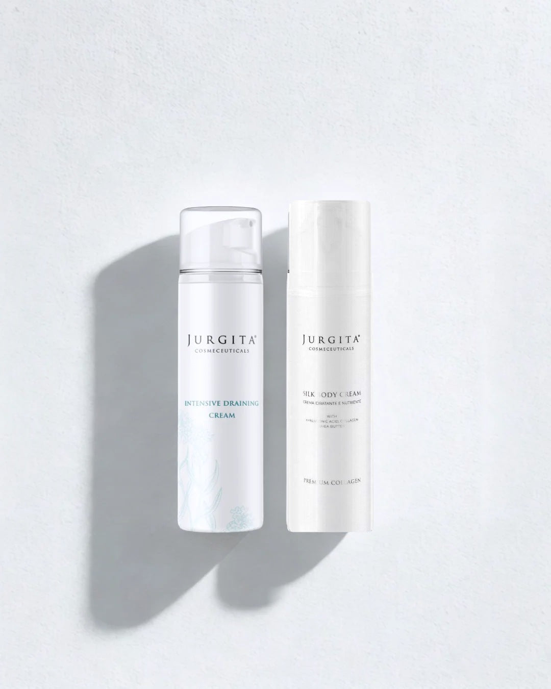 Jurgita Cosmeceuticals Intensive Draining Cream and Silk Body Cream – Drain & Silk Body Duo Set