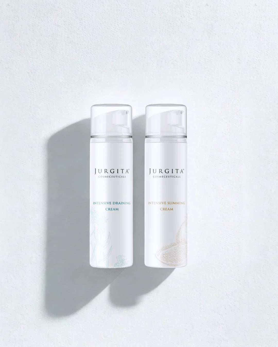 Jurgita Cosmeceuticals Intensive Draining Cream and Intensive Slimming Cream – Slim & Drain Body Duo Set